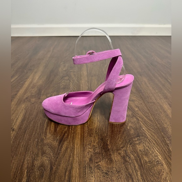 Alexandre Birman Vita Suede Ankle-Strap Platform Pumps - Picture 9 of 11